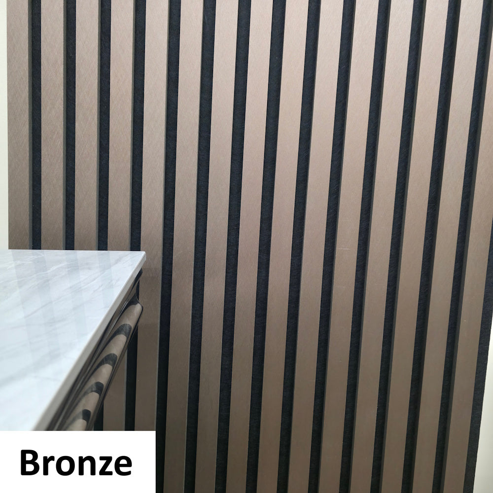Pannello murale a doghe acustiche premium (vari colori)