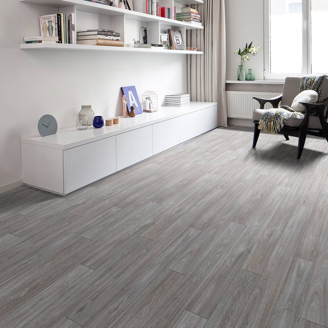 Parquet laminato lusso grigio cenere 8 mm