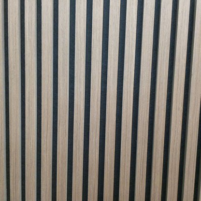 Confezione da 4 pannelli acustici quadrati in legno 600 mm x 600 mm con 1 adesivo in omaggio