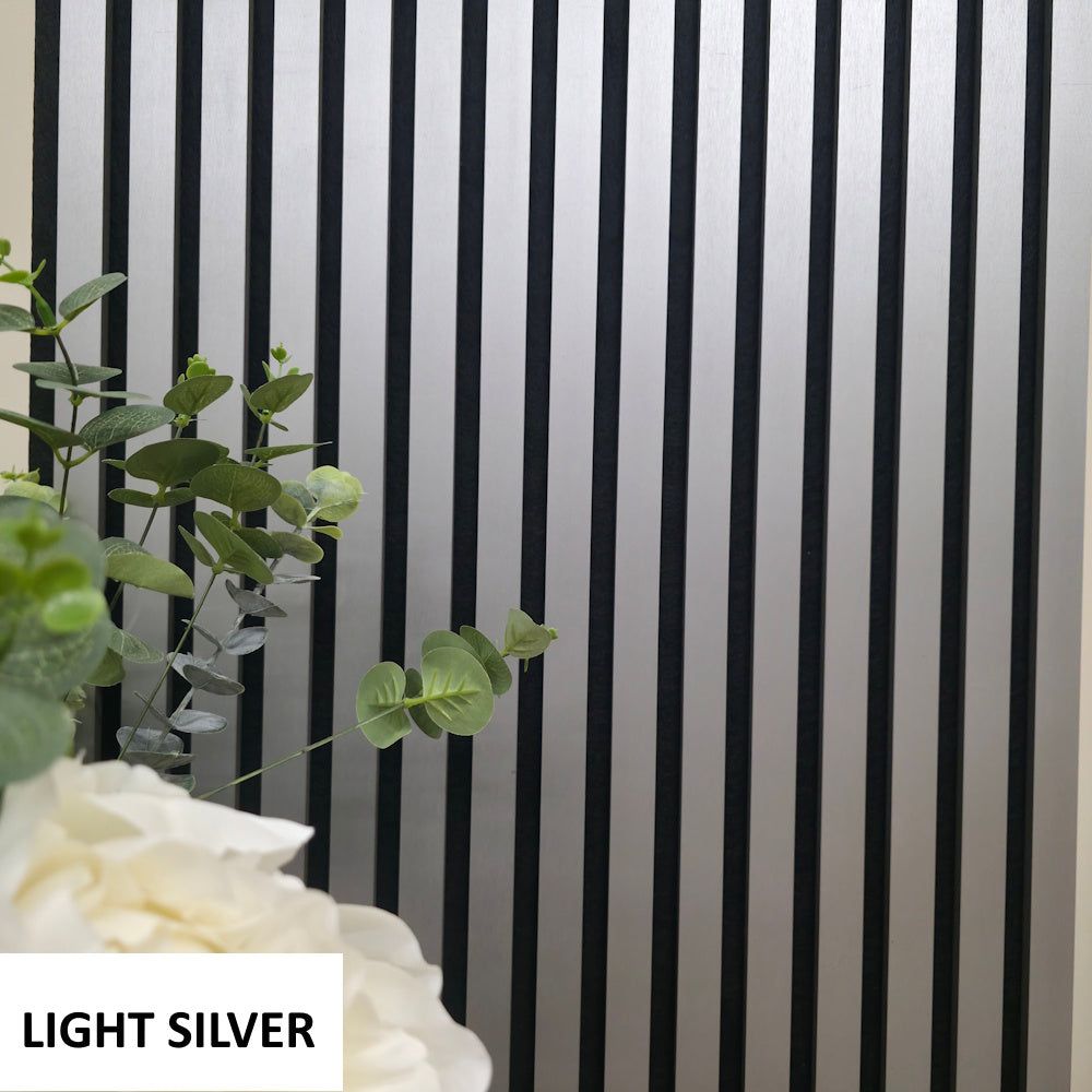 Pannello murale a doghe acustiche premium (vari colori)