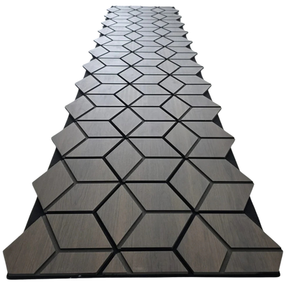 Pannello acustico esagonale Premium (240 cm x 60 cm)