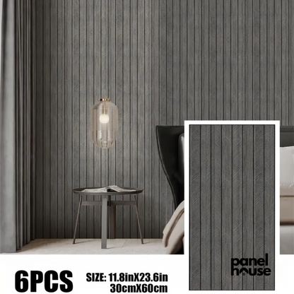 Pannelli a parete a doghe in legno 3D, autoadesivi, rimovibili, impermeabili Compra 1 e ricevi 6 pannelli Premium a soli £7! (30 cm x 60 cm)